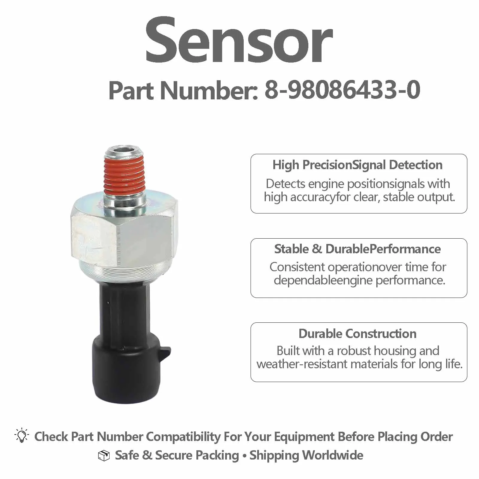 Öldrucksensor HM-A00114 für Hitachi ZAX120-3, ZAX200-3, ZAX240-3 Raupenbagger