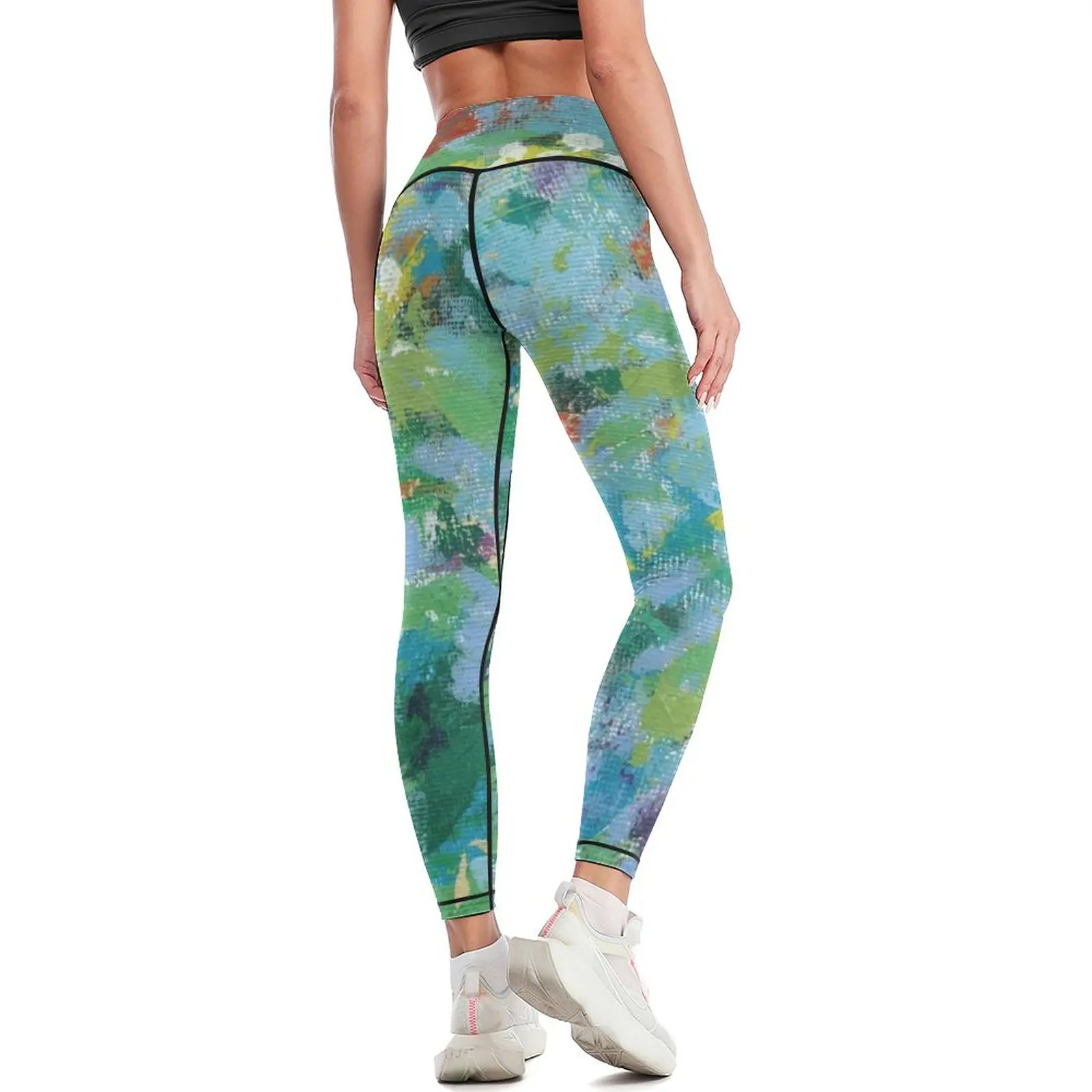 Win-Win-Win: Color Storm One Leggings السراويل الرياضية للسراويل الرياضية السراويل الرياضية امرأة ممارسة الملابس للنساء طماق #3
