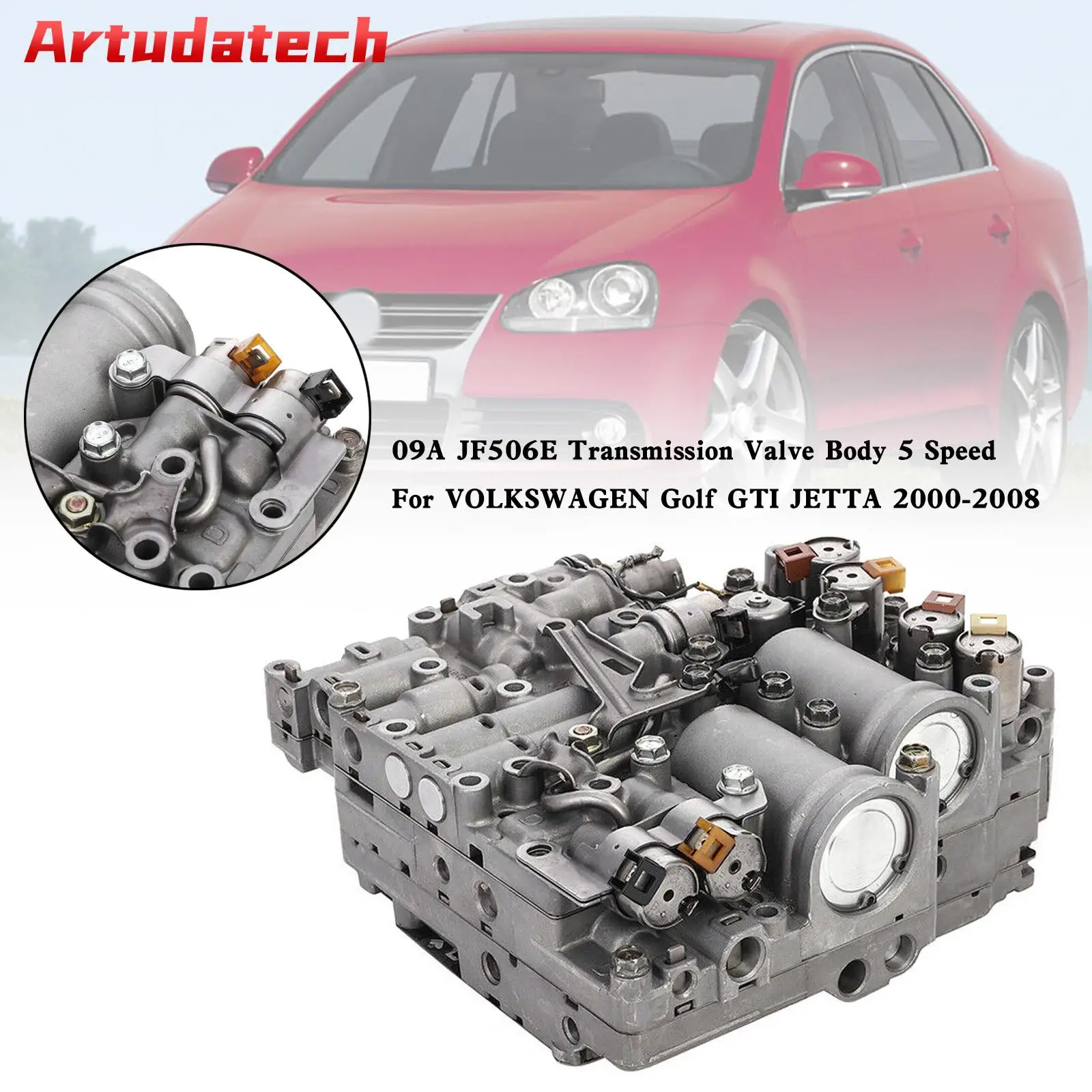 

Artudatech 09A JF506E корпус клапана коробки передач 5-скоростной для VOLKSWAGEN Golf GTI JETTA 00-2008 автомобильные аксессуары