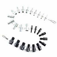 26Pcs Nut and Bolt Thread Checker Set Precise Universal Thread Checker Inch and Metric Size Lightweight Thread Measuring Tools