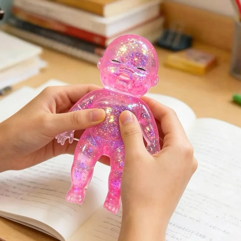 Kawaii Maltose Zucker-Baby Squishy Spielzeug, dehnbar, langsam aufsteigend, zum Quetschen, Stressabbau, Angstlinderung, Geschenk für Erwachsene und Kinder