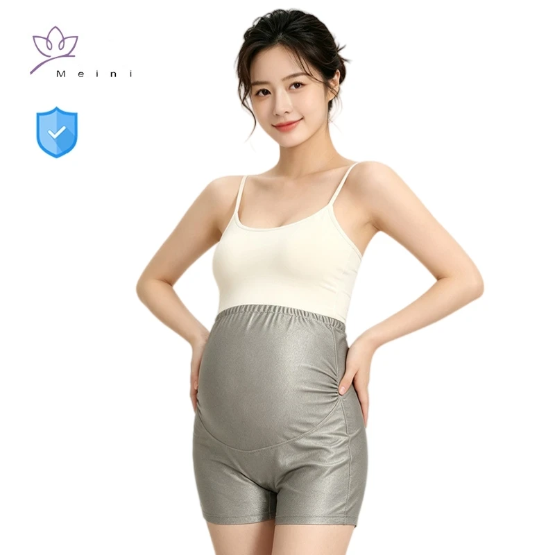 Genuine electromagnetic radiation protective 100% silver fiber maternity underpants office equipment EMR shielding clothes