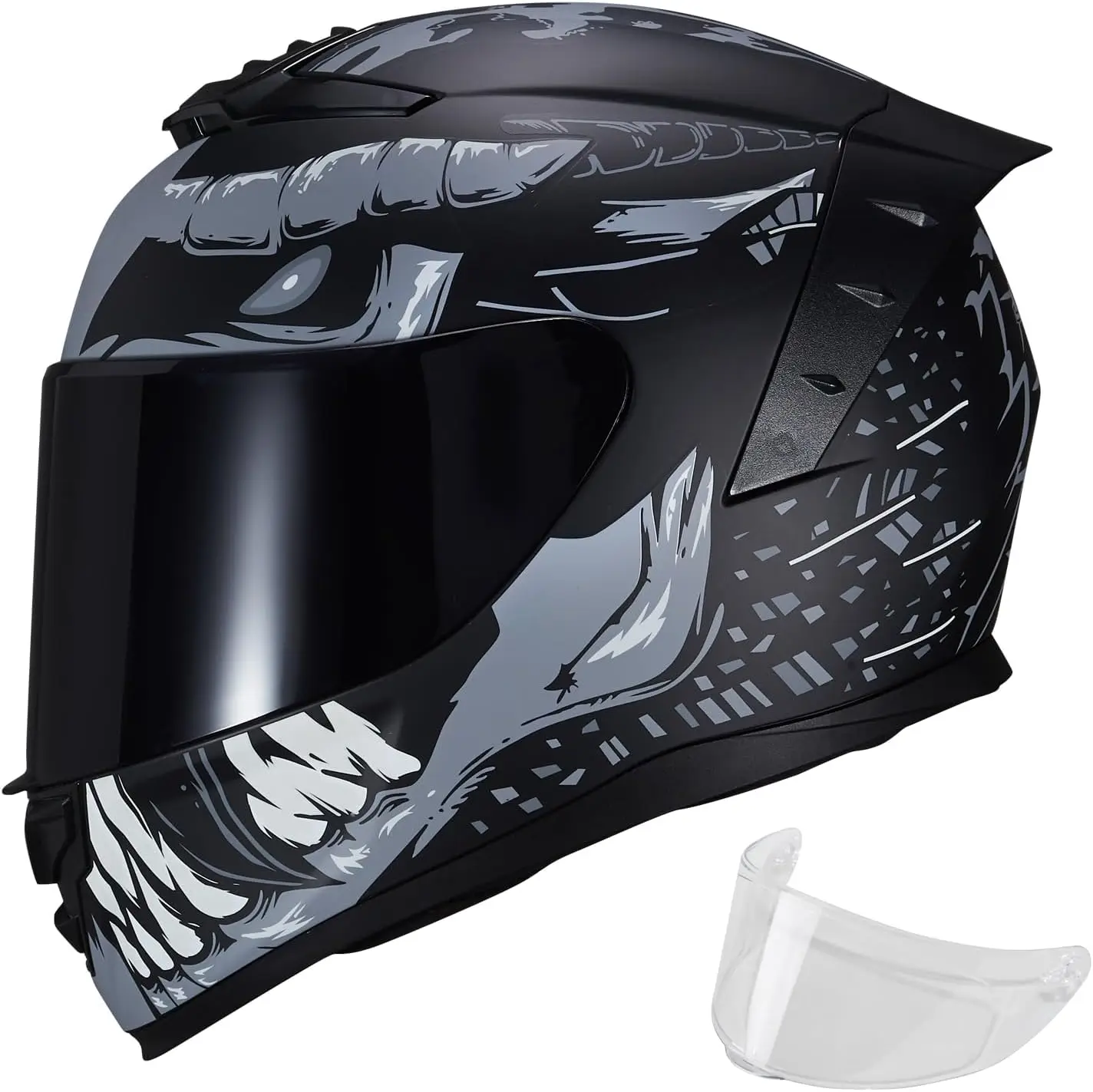 

Motorcycle Helmets Full Face WS-611 Street Bike Motorbike Helmet for Adults Men Women DOT Approved