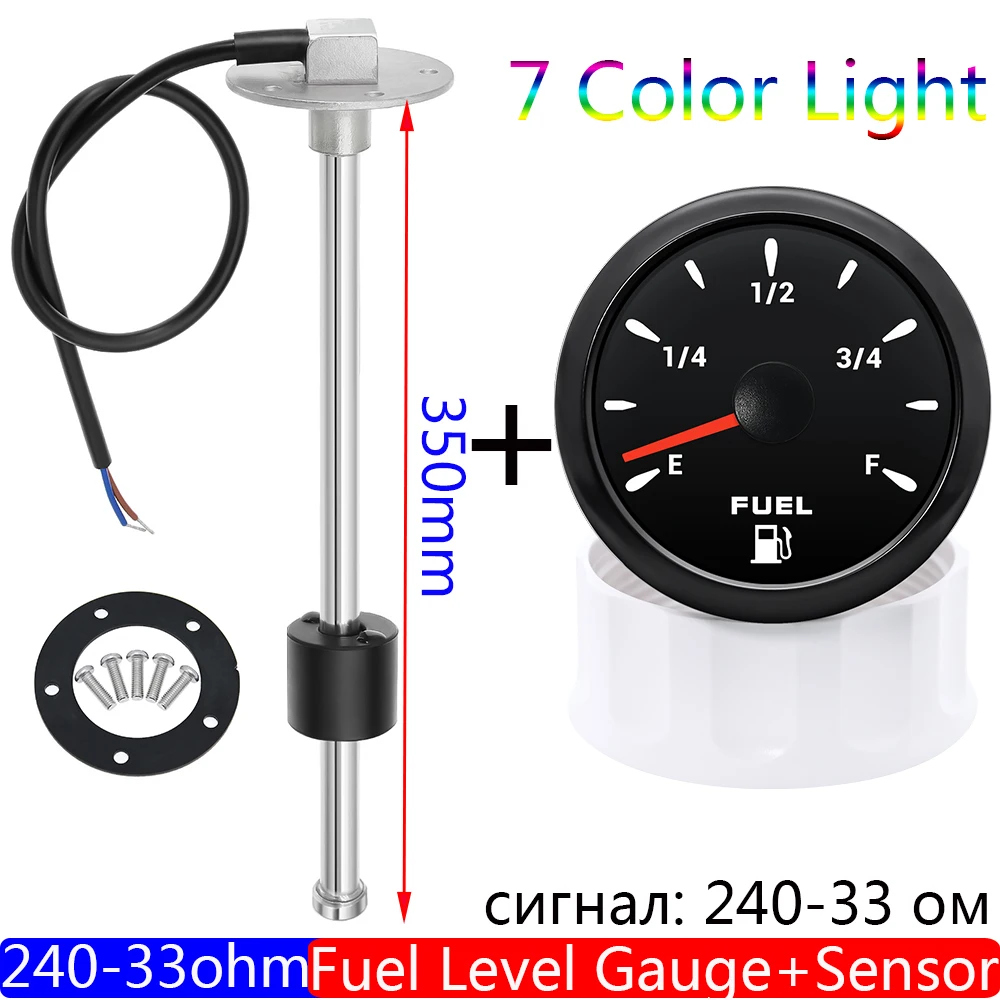 Iplusmile Jauge De Carburant 12V Universelle Avec Flotteur – Indicateur Niveau Essence Précis Pour SUV, Bateau, Camion & Véhicules Modifiés