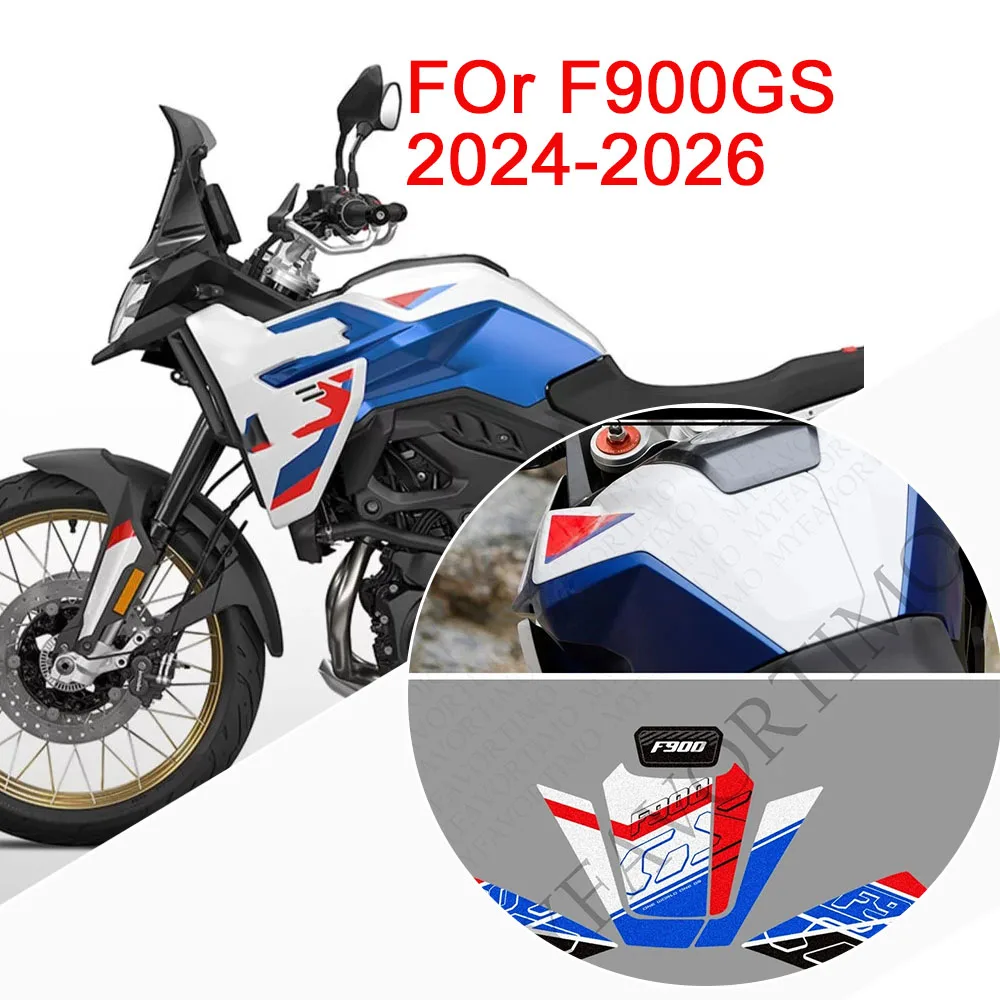 

For F900GS Motorcycle Tank Pad TankPad Cap Grips Gas Fuel Knee Stickers moto Decals Protector F 900 GS F900 GS 2024 2025 2026