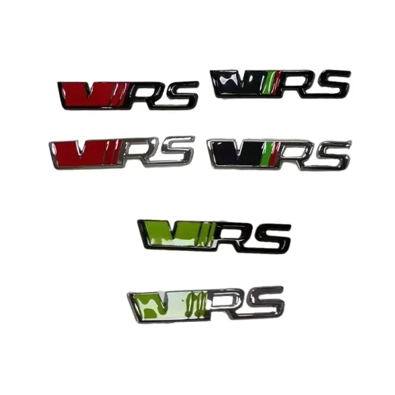 Car Decals Rear Trunk Emblem Sticker for Skoda VRS Logo Karoq 2 A7 Tour Kodiaq RS Superb Octavia Yeti Fabia 1 Rapid Accessories