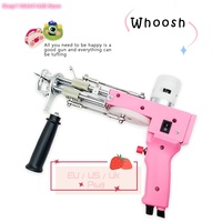 Hot selling pink Tufting Gun 2 in 1 Cut Loop Pile DIY Tools Electric Carpet Weaving Tufting Gun Weaving Flocking Rug Machine