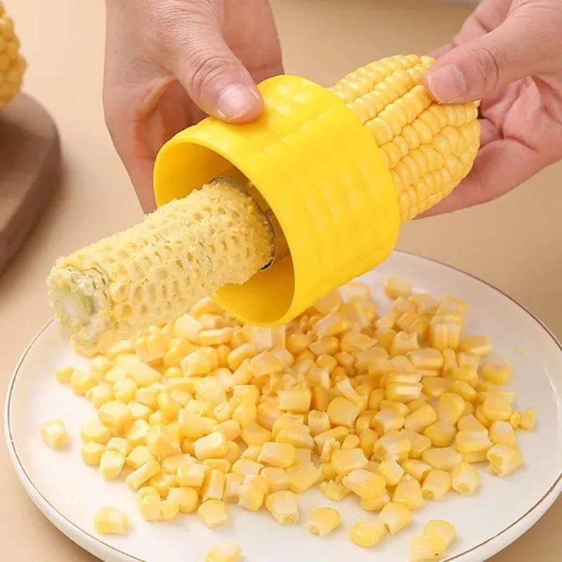 Corn Stripper Corn Cob Peeler Stripper Cutter Splitter Remover Thresher Kitchen Gadget Кукурузный Стриппер Despojador De Maíz