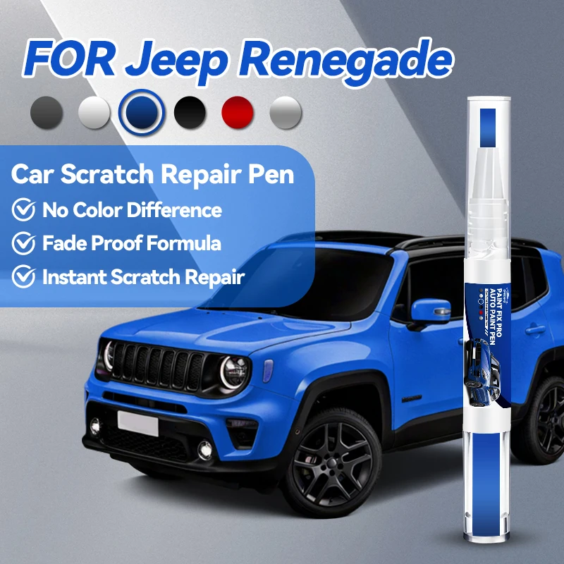 

Специализированный карандаш для ремонта краски Jeep Renegade 2014-2025 BU, средство для удаления царапин, аксессуары для авто DIY, черный/белый