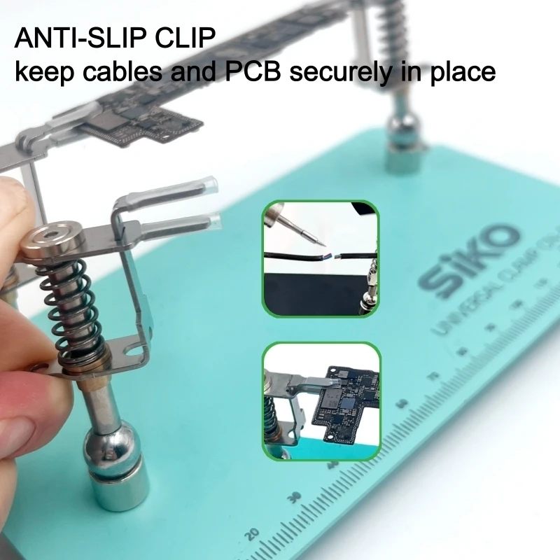 

NEW Magnetic Fixture Soldering helping Hands Welding Locator Universal Repair Welding Tools 360° Rotating Clamps Magnetic Base