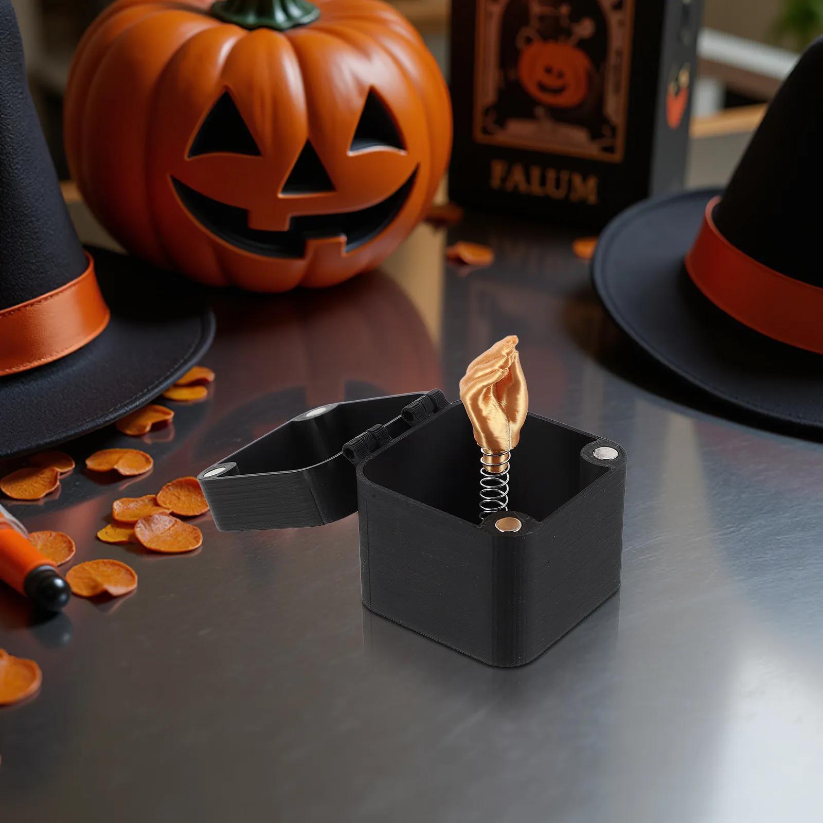 Finger-Kneif-Scherzbox Rot Valentinstag Scherzartikel Pop-Up Überraschungsgeschenk Büro Geburtstag Weihnachten