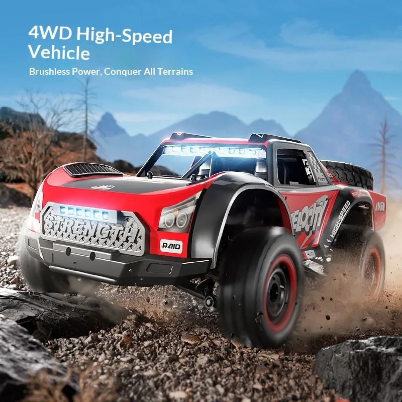 

Strength Brushless RC 4WD High Speed Off-Road Big Foot Truck All Terrain Climbing Racing Large Scale Remote Control Toy For Boys