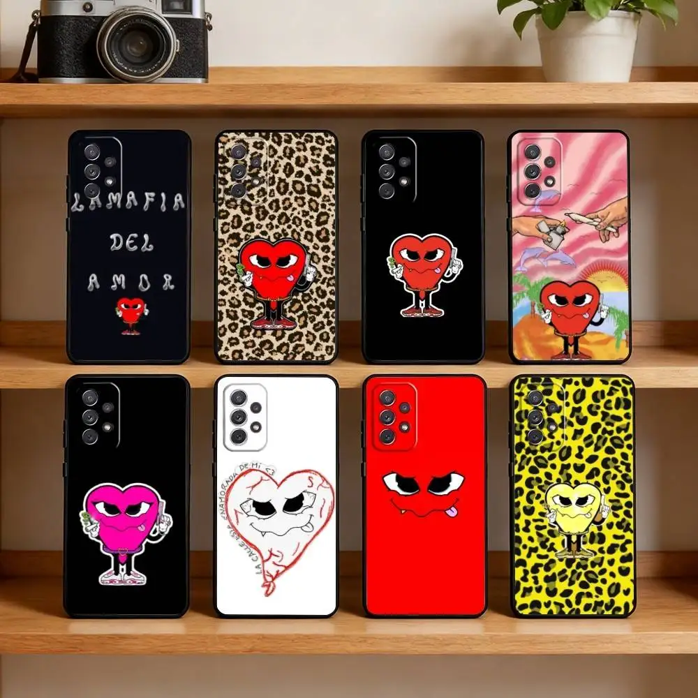 

La Mafia Del Amor Love Mafia Phone Case For Samsung Galaxy A73,21,22,32,71,53,52,51,80,5G Soft Black Cover