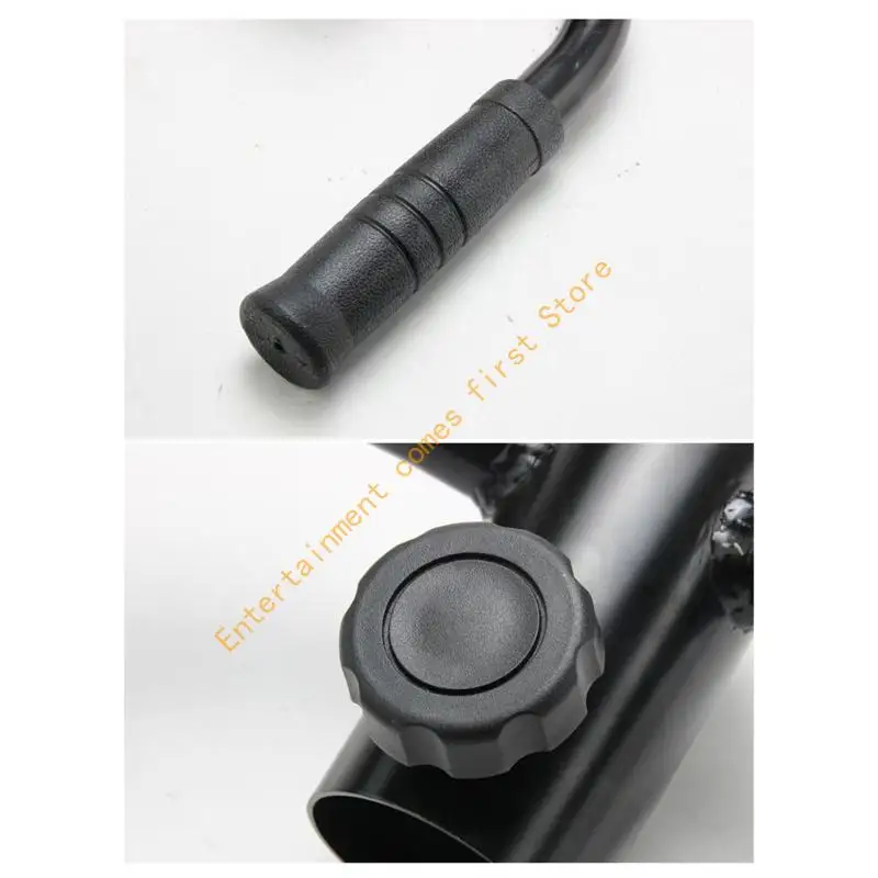 Homes Gym Row Handle Attachments for Pulling Workouts, Double Grip Metal T Bar Row Accessory with Textured Grip for Back