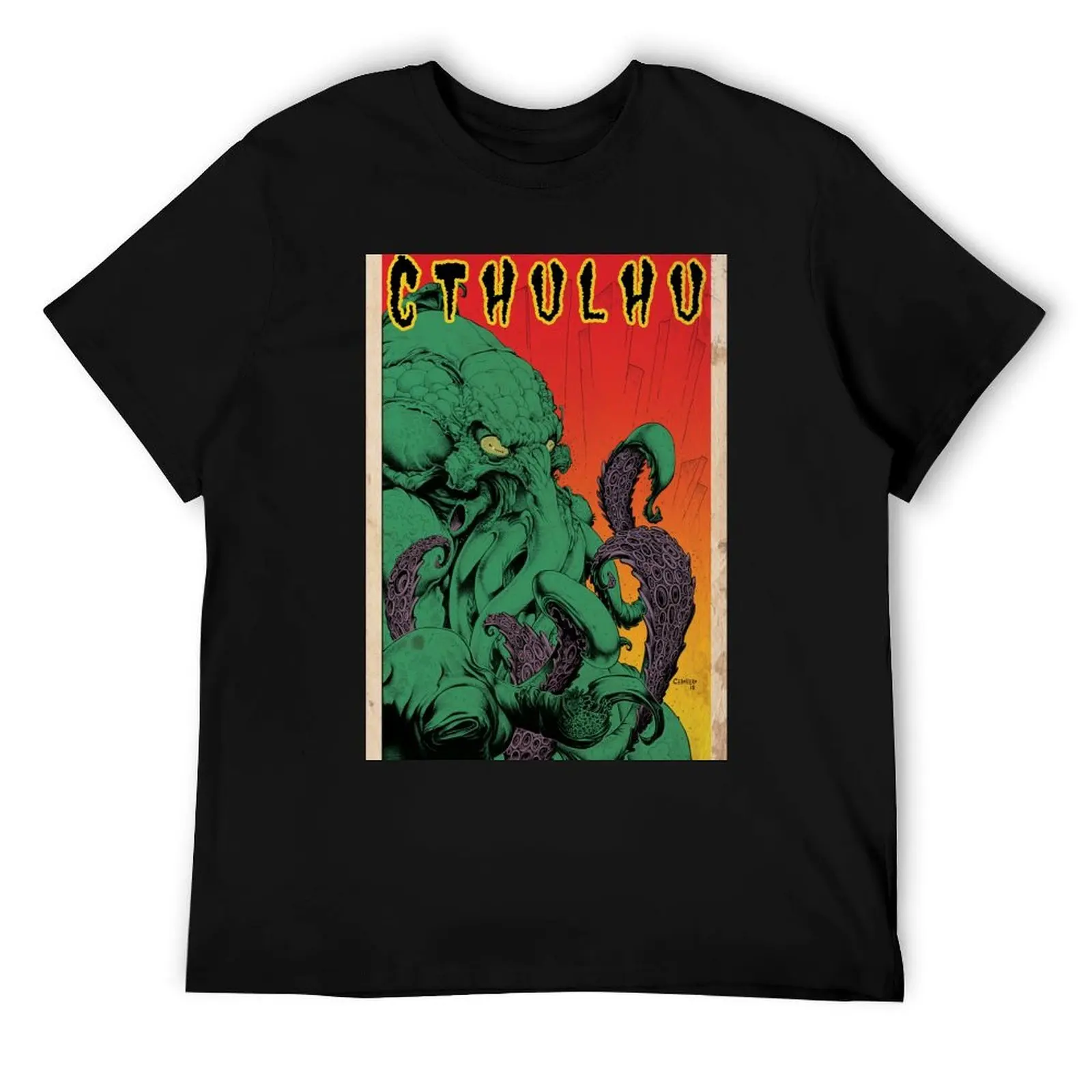 

Cthulhu (Vintage) T-Shirt man t shirt heavy cotton t shirt man plain T-Shirt