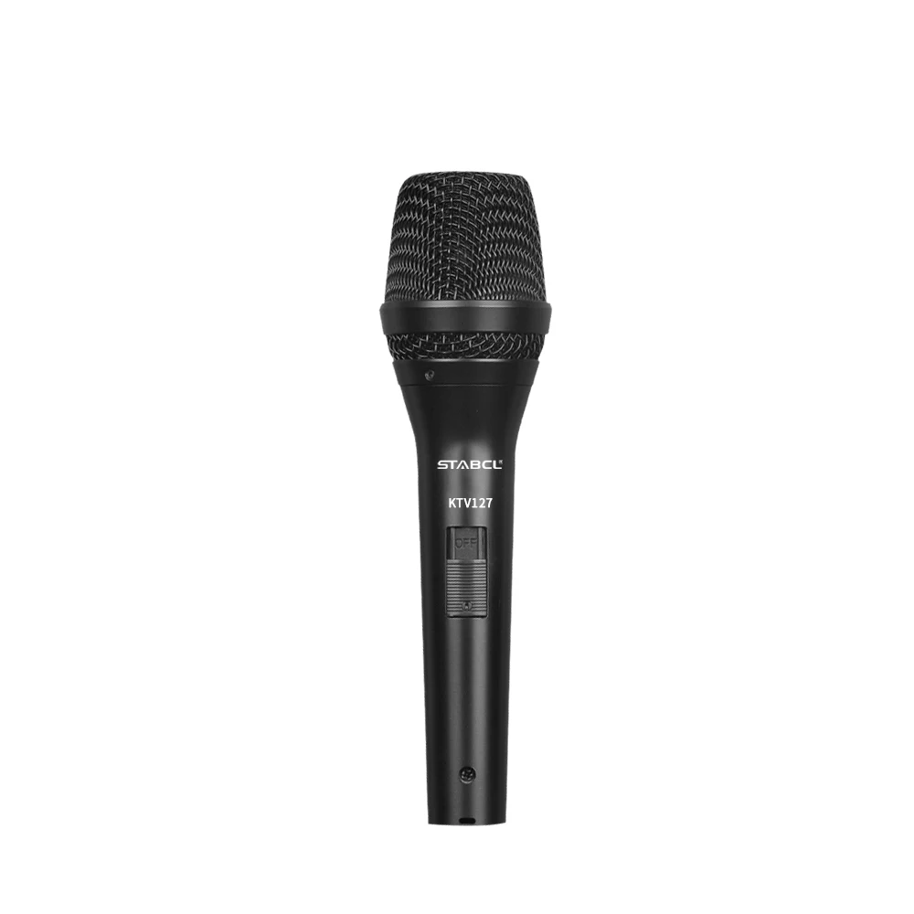 

KTV-127 Professional Wired Handheld Microphone For Stage Portable Noise Cancelling Karaoke Mic For Home & Family Use