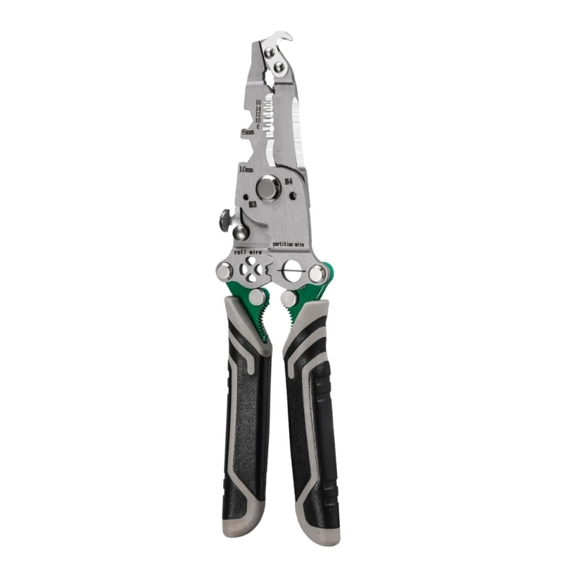 2025 New 18 in 1 Electrical Tool Foldable Wire Stripping Pliers Accurate Crimping Feature