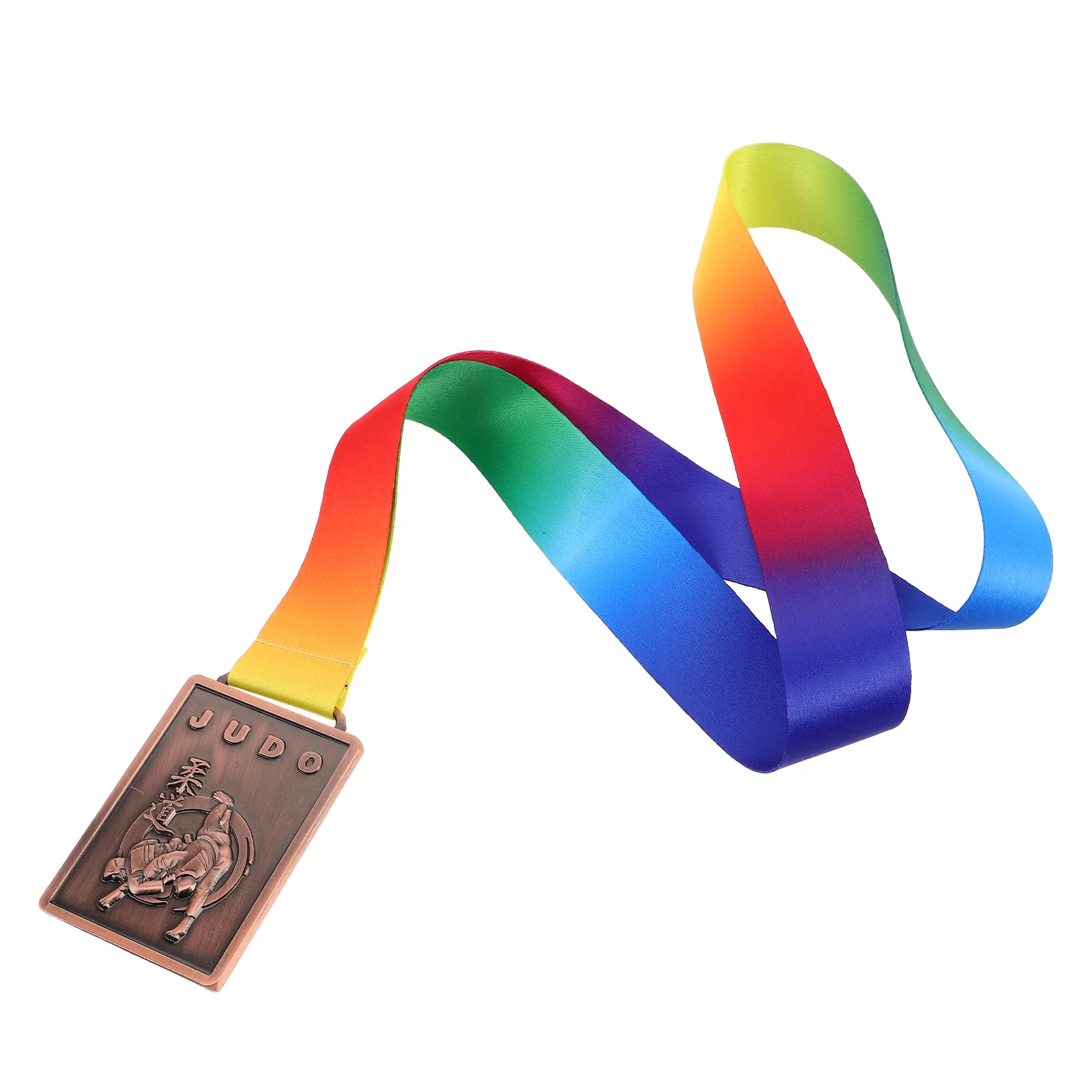 Médailles de Judo en métal argenté, récompenses sportives pour compétition d'arts martiaux, prix de Champion pour enfants étudiants, trophée en alliage de Zinc