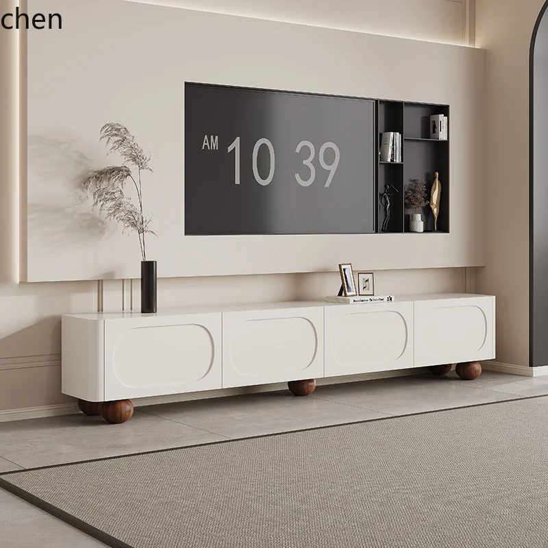 

LXC Solid Wood TV Cabinet Modern Simple Coffee Table TV Cabinet Combination Floor-standing Small Apartment