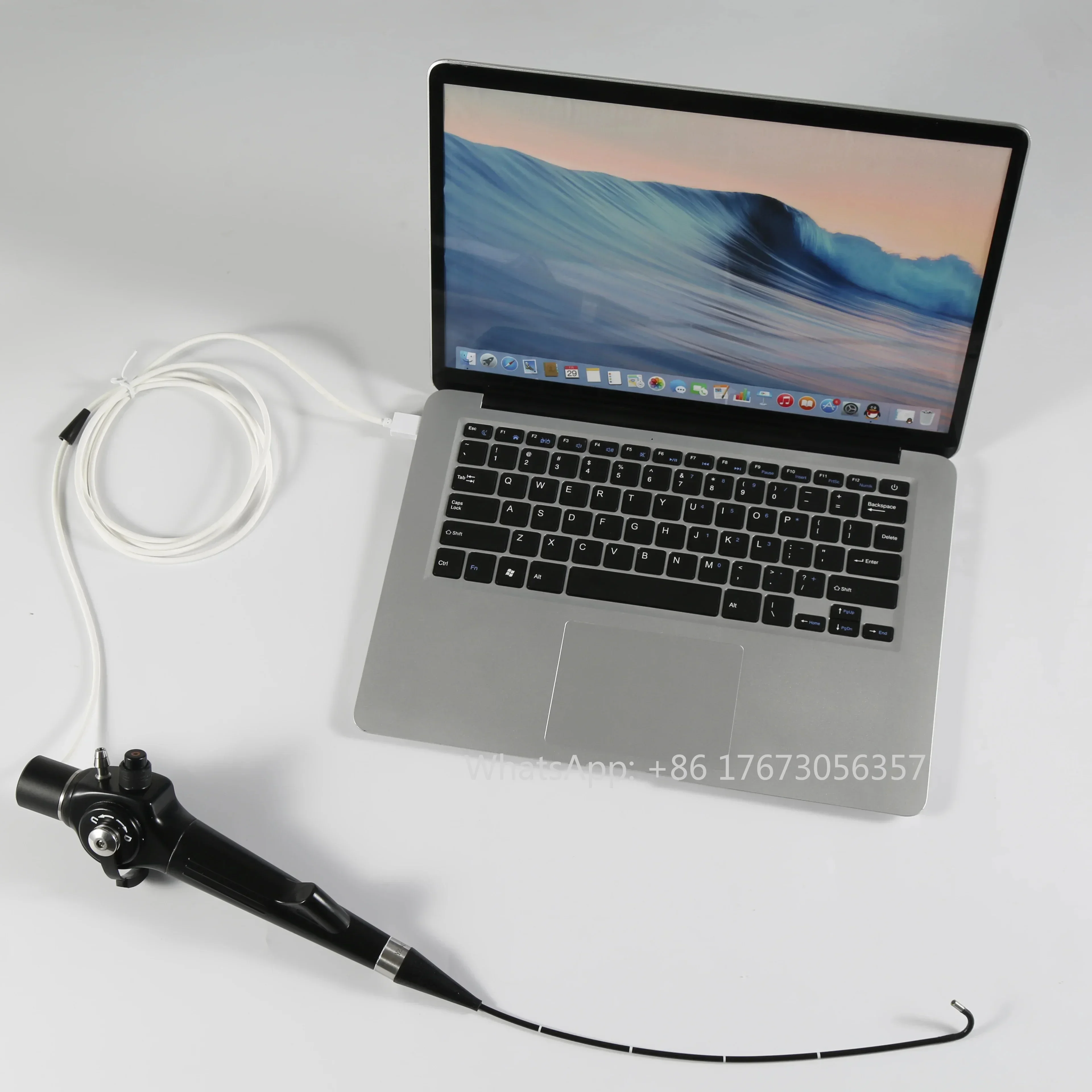 

3.5mm BESDATA Disposable Portable ENT Endoscope Medical LED Flexible Video Rhinolaryngoscope USB Output Nasopharyngoscope