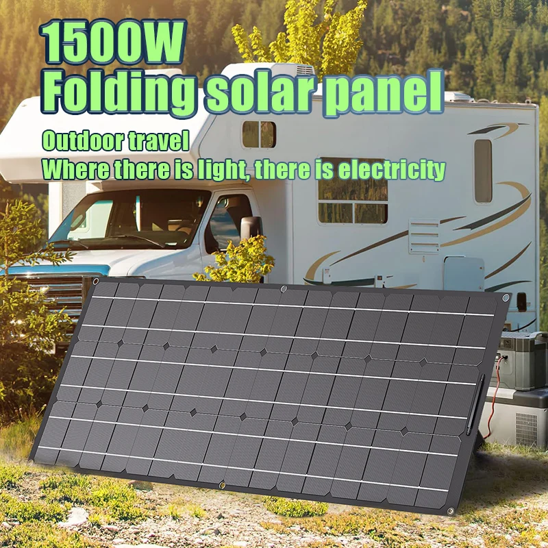 3000W Flexible Solar Panel 12V Outdoor Battery Charger tourism 1500W Solar cell kit For home Phone Camping Boat Yacht 220v