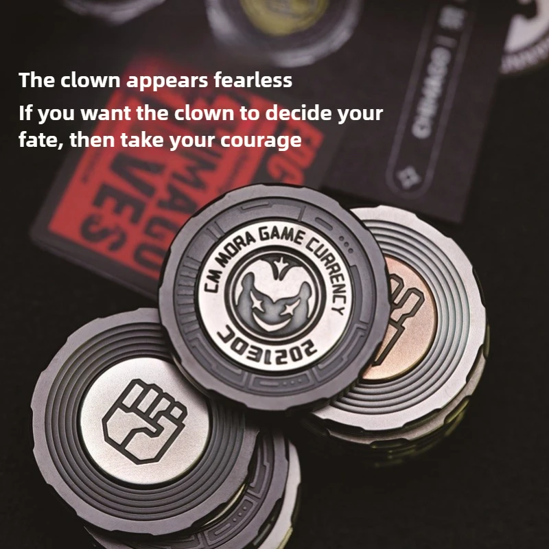 ChimagoEDC Rots-papier-schaar Munt Beslissing Rots-papier-schaar Gameplay Mechanisch Metaal Decompressie Desktop Speelgoed