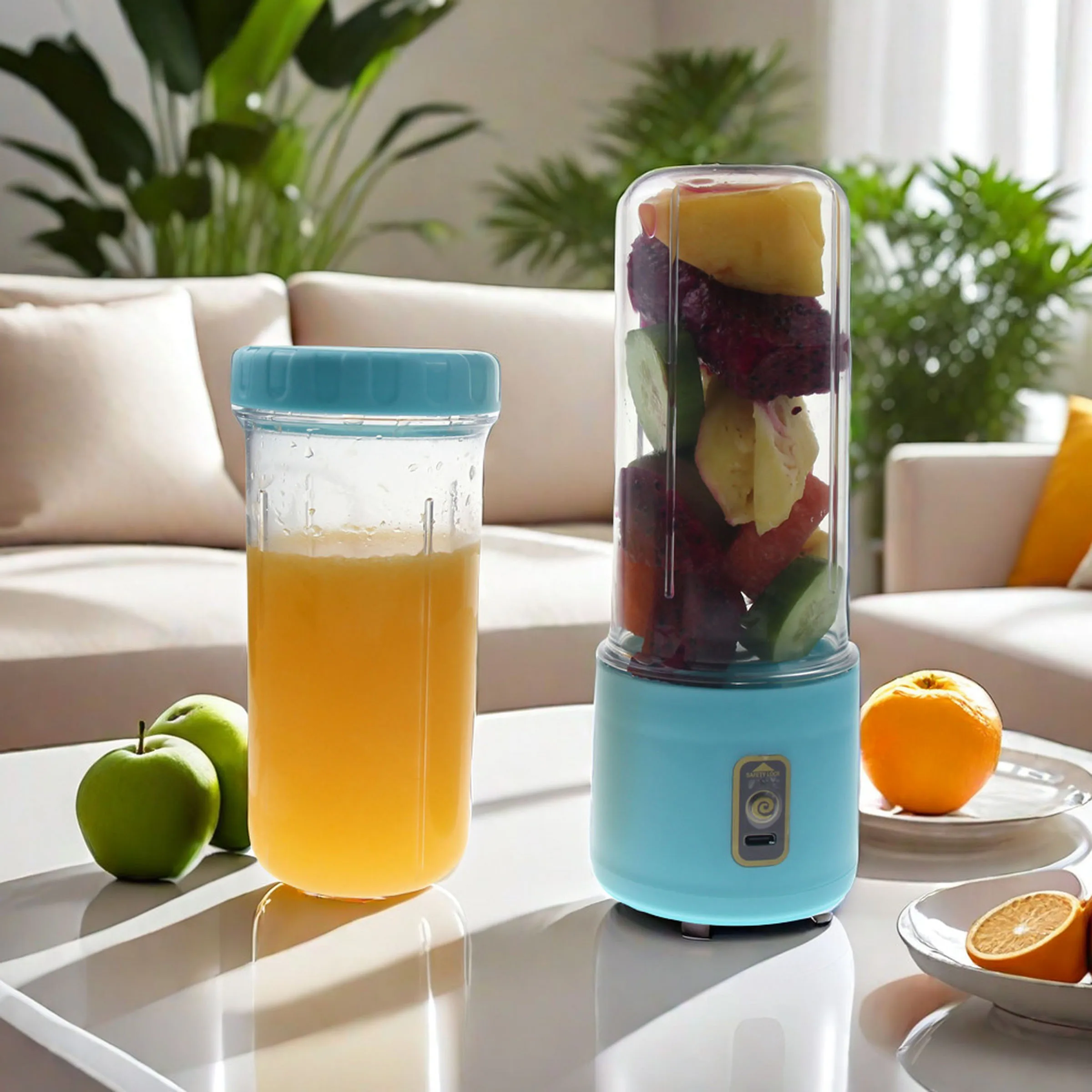 Electric Juicer Mini Portable Blender Fruit Mixers Extractors Multifunction Juice Maker Machine Blender Smoothies Mixer