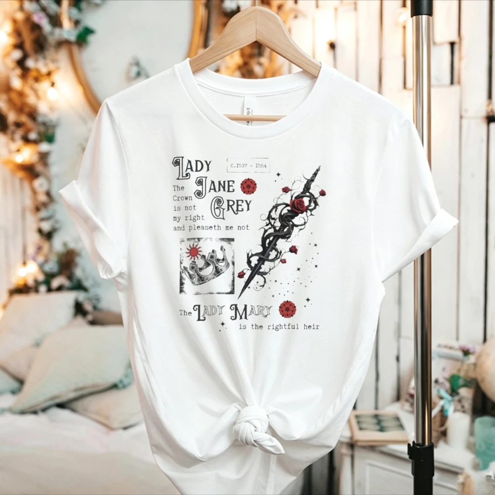 تي شيرت ليدي جين غراي، ملابس أ - مراجعة Summer Renaissance Clothing وسعره