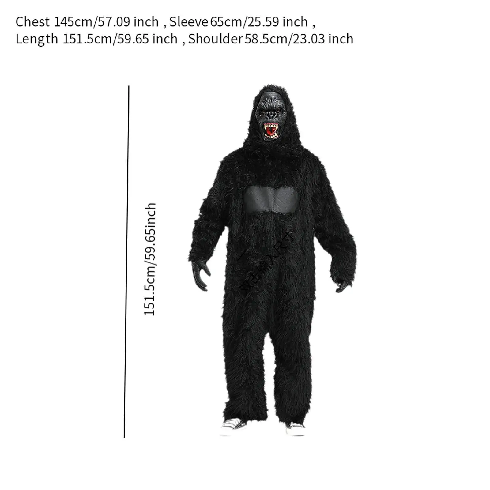 Gorilla Costume Clothing Dress up Outfits for Stage Performance Parade Party