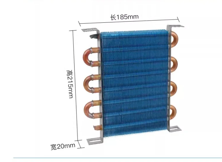 Mini Condenser, Water-Cooled Copper Tube Coil Radiator for Small Industrial Refrigerator & Freezer