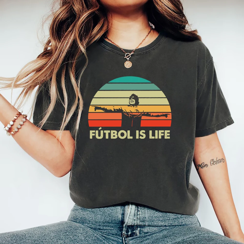 

Futbol Is Life Dani Rojas T-Shirt Futbol Is Life Rainbow Shirt Unisex Short Sleeve T-shirts Tv Show Graphic T Shirts