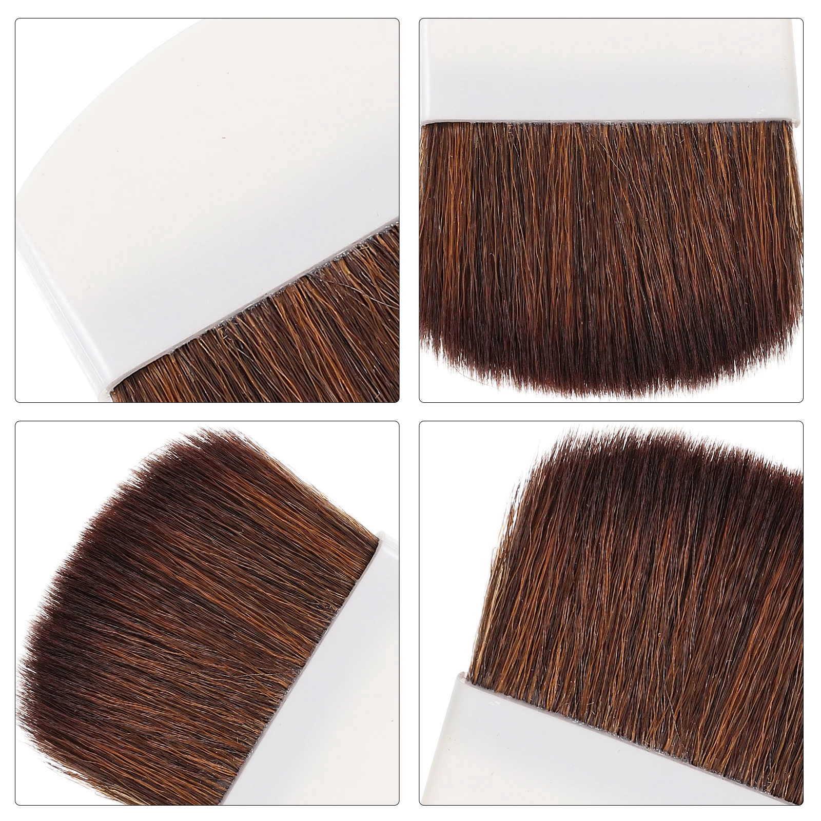 4 個の小さなメイクブラシセットチークパウダーフェイスハイライターブラシツール女性のための日常使用メイクアップチークメイクアップ用