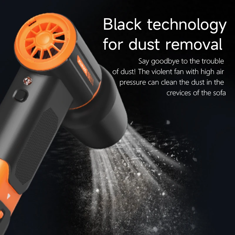 Multi functional Violent Turbo Fan Strong Suction Portable Wireless Electric Dust Car collector Office Electric Air Duster Fan