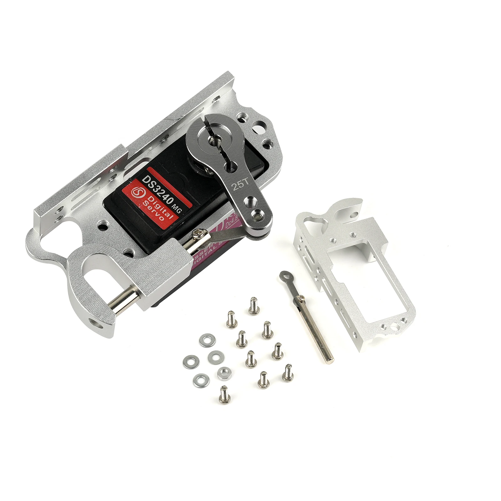 Metalowy Rzutnik Cyfrowy Serwo Kompatybilny 25KG DS3225 180 Stopni Silnik Metalowe Zębatki Funkcje Zasilania Części DIY Do Samochodu RC Modelu Robota