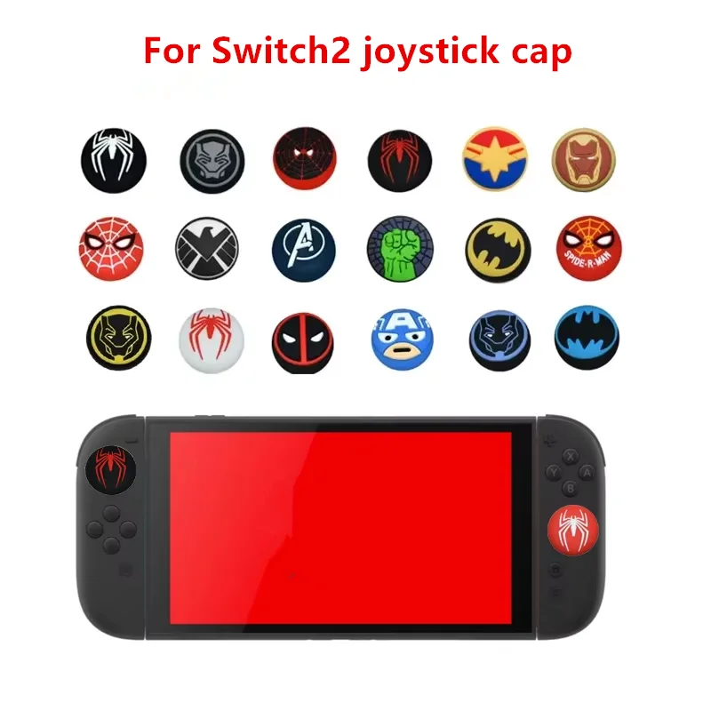 

Накладки на стики для консоли Switch 2: Мягкие силиконовые защитные противоскользящие колпачки для аналоговых контроллеров, чехлы для джойстиков