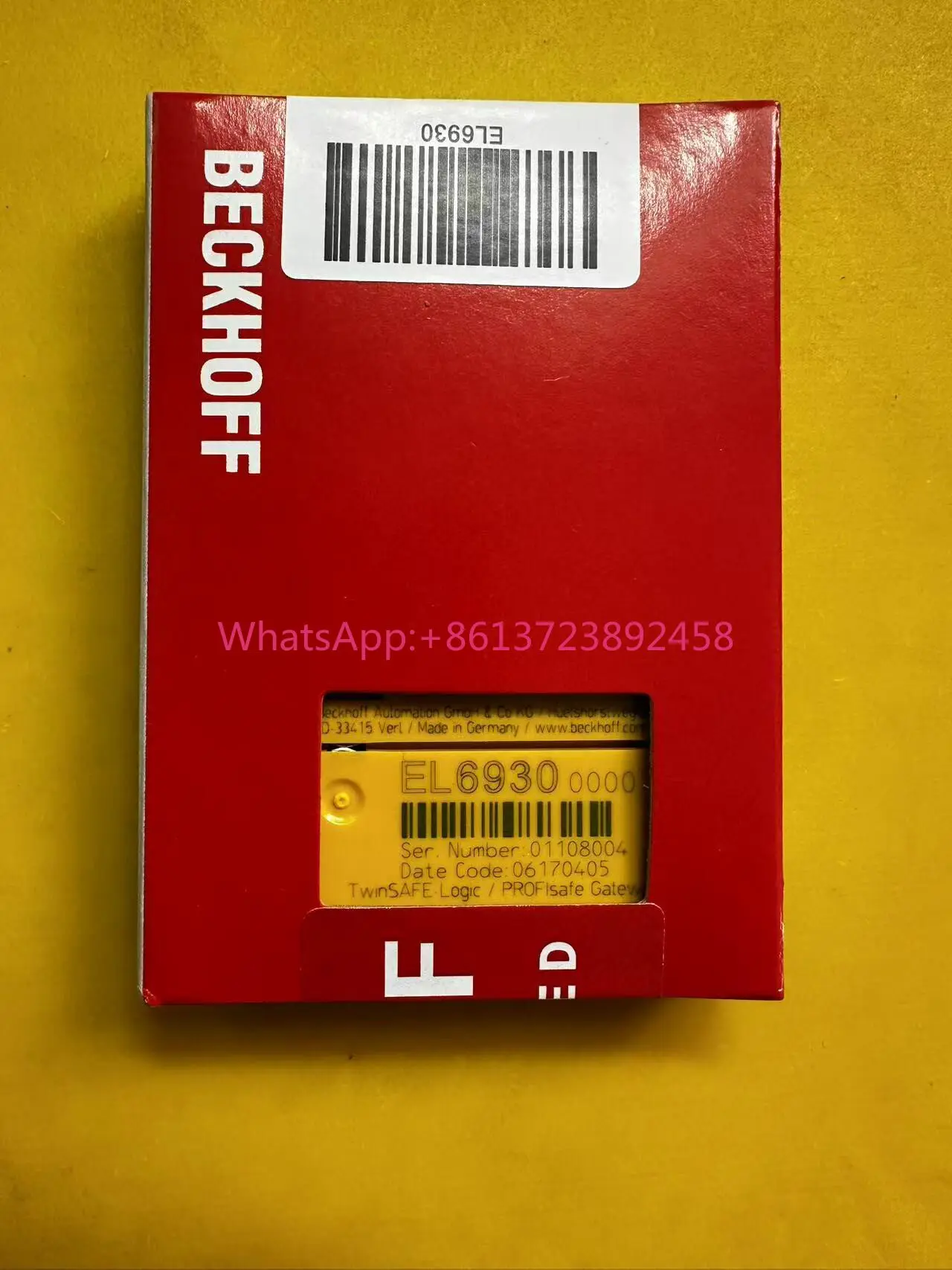Beckhoff module EL6930 is brand new and original, high quality