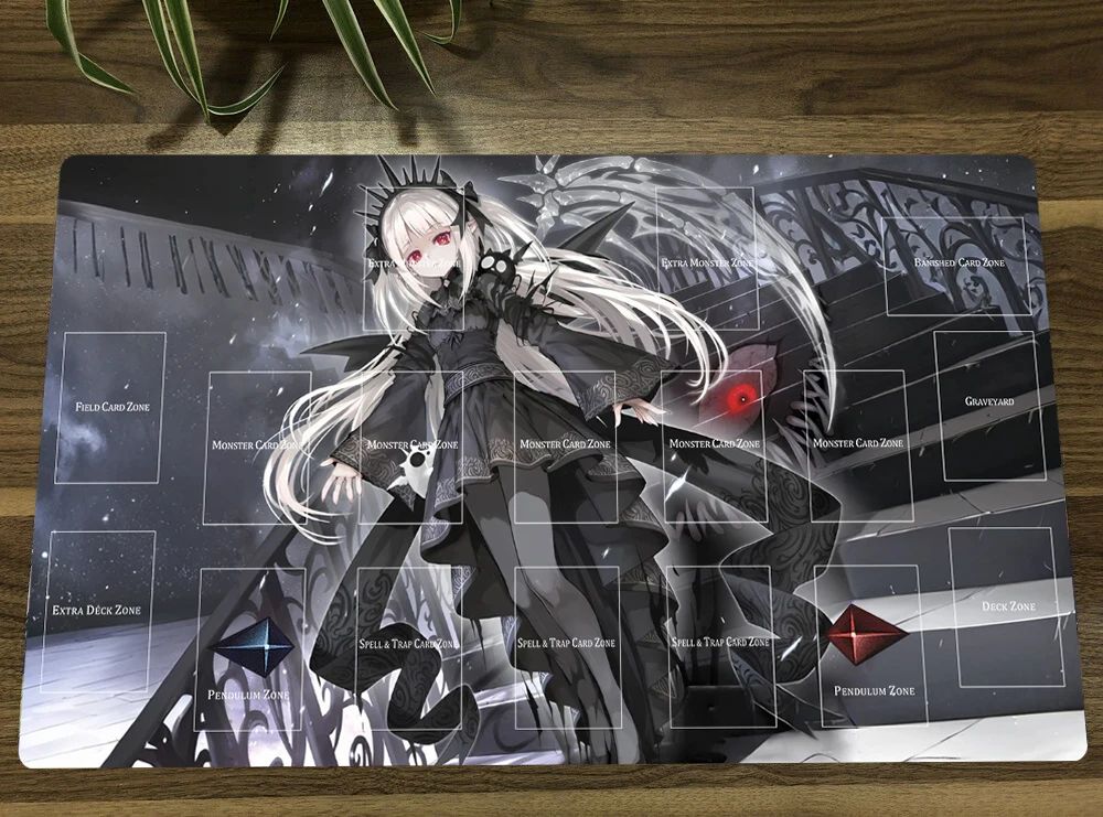 YuGiOh A-Bao A Qu, The Lightless Shadow Table Playmat TCG CCG Mat Trading Card Game Mat Desk Gaming Play Mat Mouse Pad