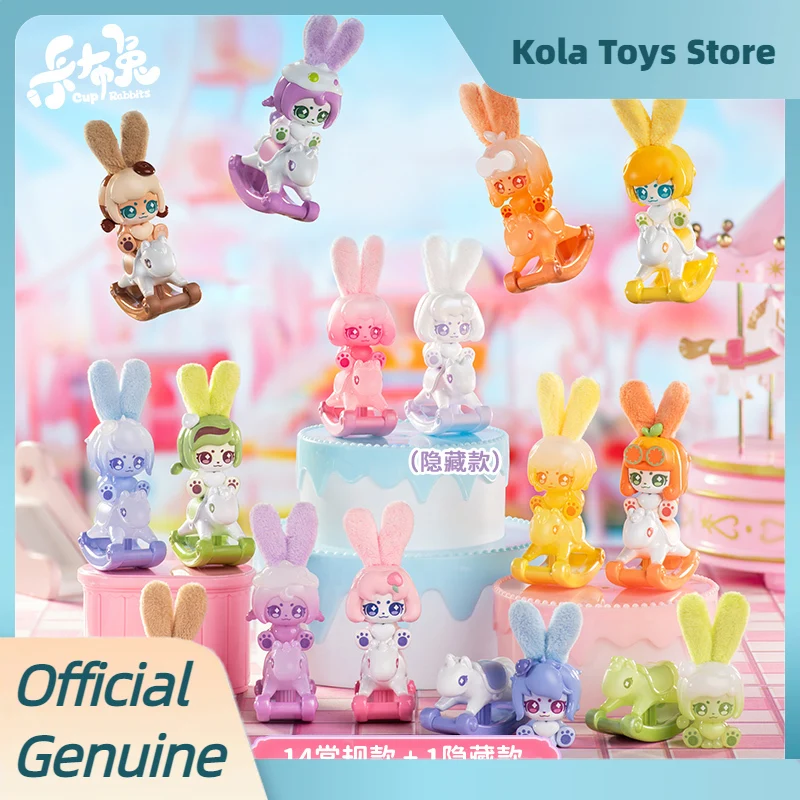

Натуральная чашка кролика Teeny Weeny Fruity серии слепая коробка Kawai настольная коллекция мини-фигурка модель игрушки подарок на день рождения для девочки