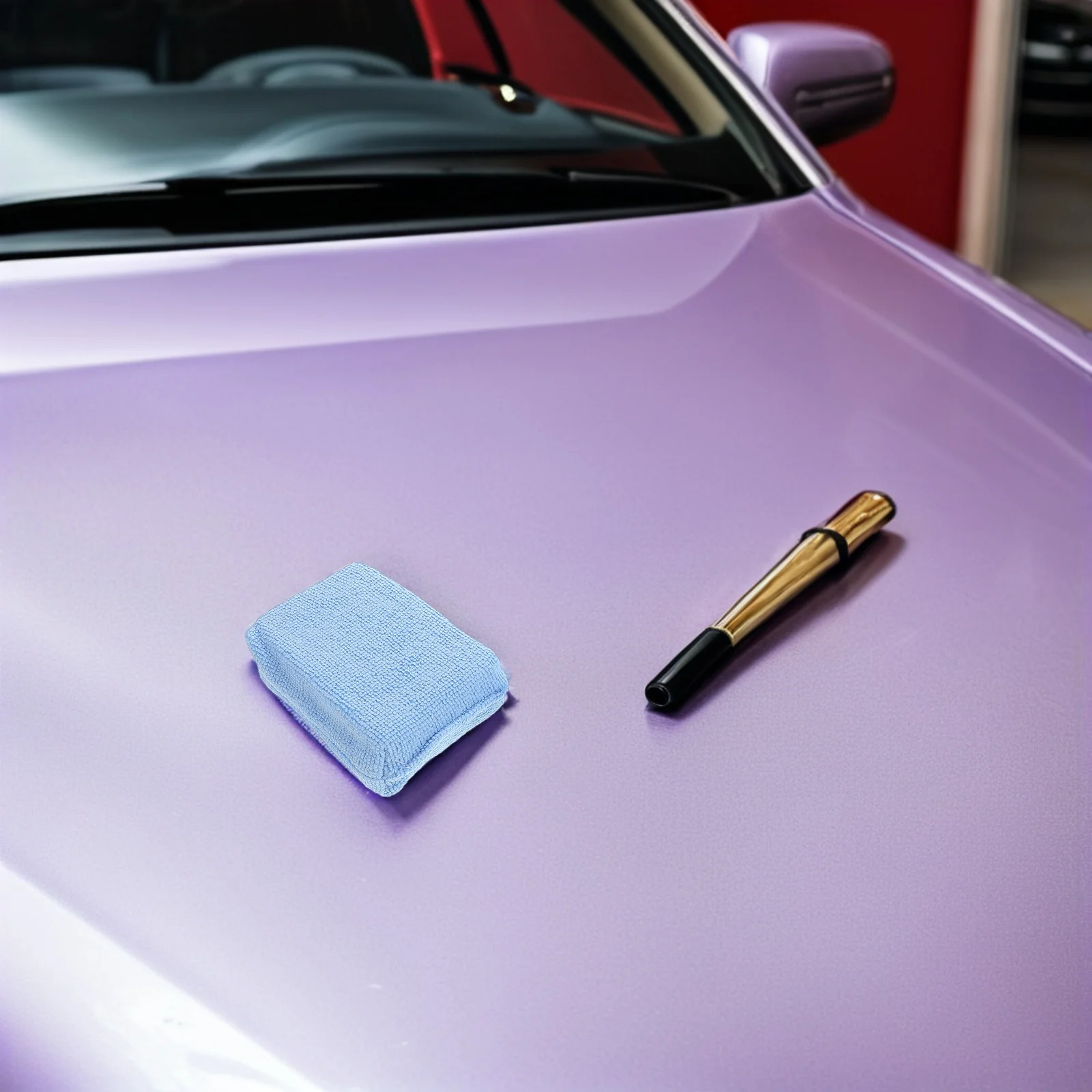 10 قطعة ستوكات سيارة الشمع قضيب وسادة مستطيل البولندية عازلة للمركبة بالتفصيل العنيد إزالة البقع نافذة الحافة #6