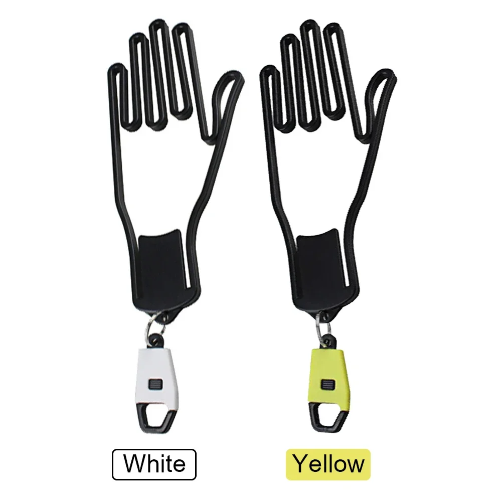 Plastic Gloves Hanger Portable Gloves Display Stand with Key Chain Glove Dry Racks Gloves Stretcher Stand Golf Accessories