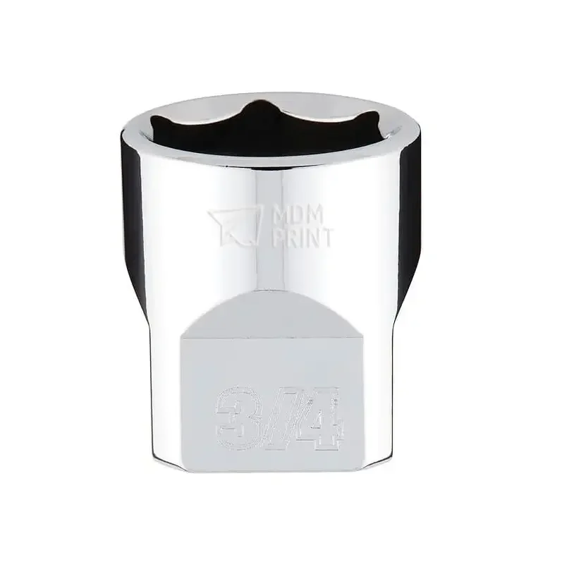 

3/8 in. Drive 3/4 in. SAE 6-Point Socket with FOUR FLAT Sides