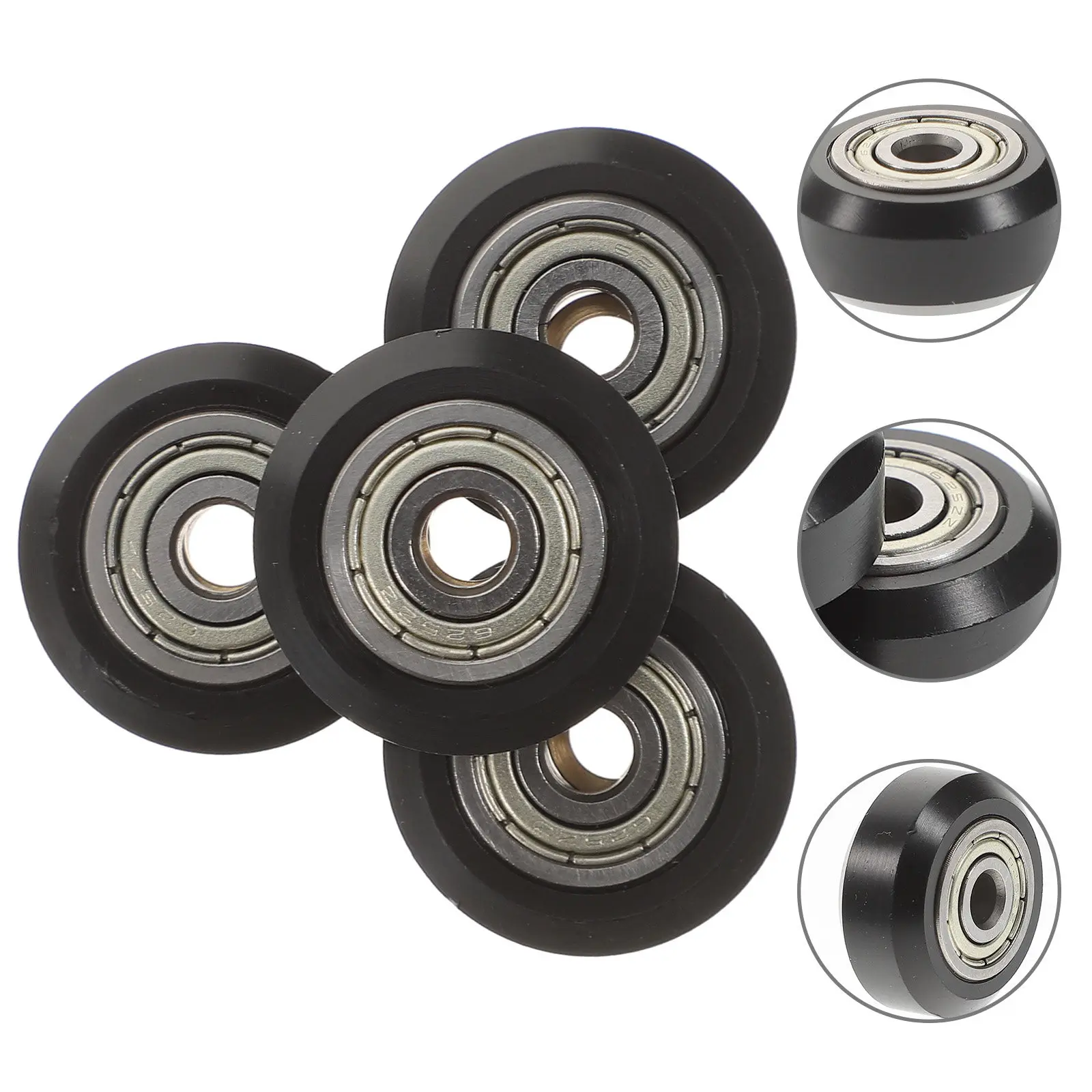 

Комплект из 4 металлических круглых роликов для 3D-принтера, высокоточные линейные подшипники, плавное вращение, низкий уровень шума, детали для DIY-проектов