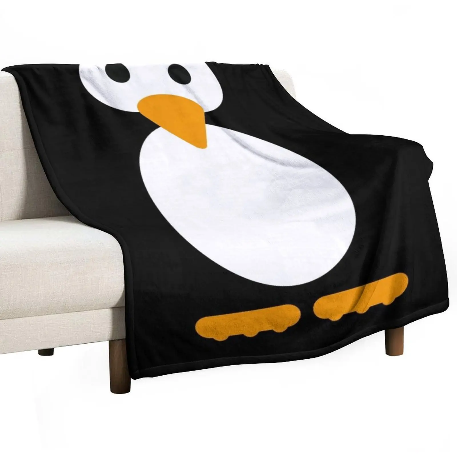 

Minimal Penguin Throw Blanket Plaid on the sofa cosplay anime anime Bed Blankets