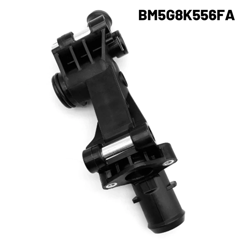 2X BM5G8K556FA Thermostat Water Pipe Fitting Thermostat Housing For Ford Mondeo 1.6 Ecoboost 2011-2015