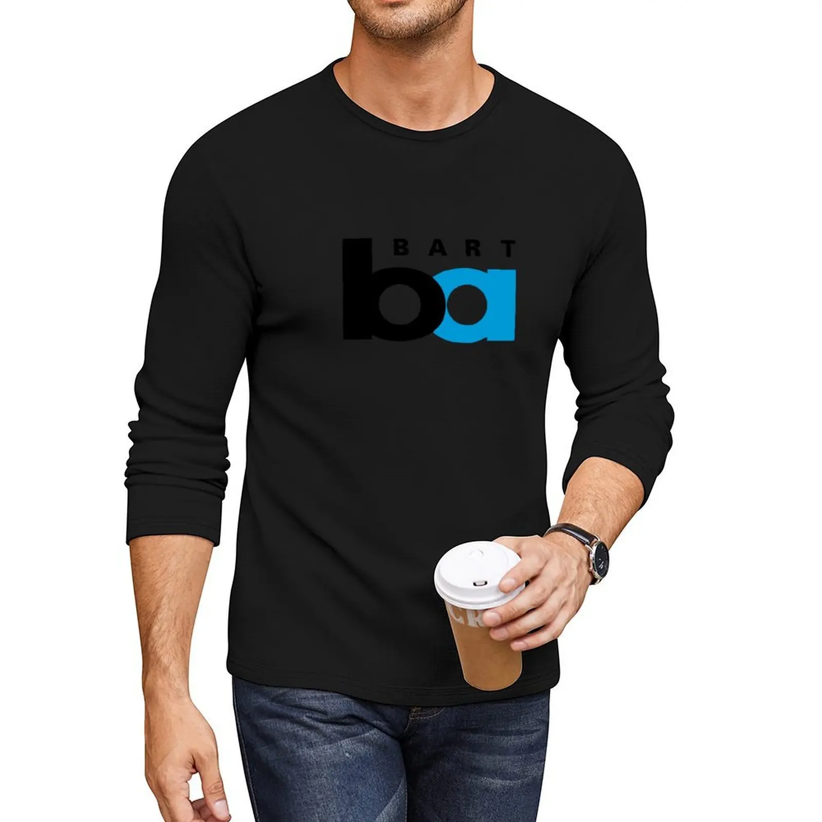 

BART - Bay Area Rapid Transit Logo Long T-Shirt sweat shirts tees plain t-shirt mens graphic t-shirts anime