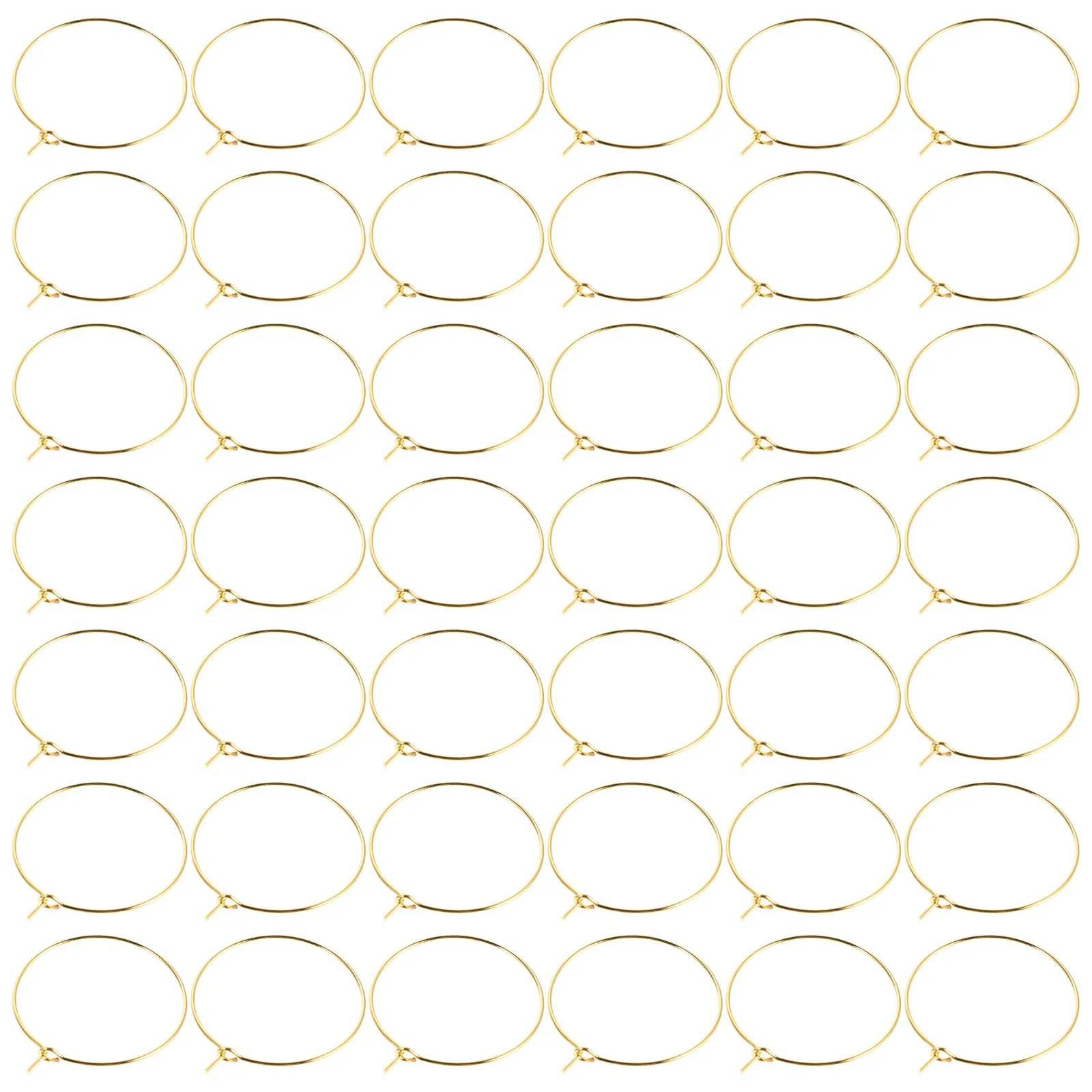 200Pcs Drink Glass Markers Reusable Metal Cup Identifiers 25Mm Wine Charm Rings for Wedding Party Glass Tags Bachelorette Event