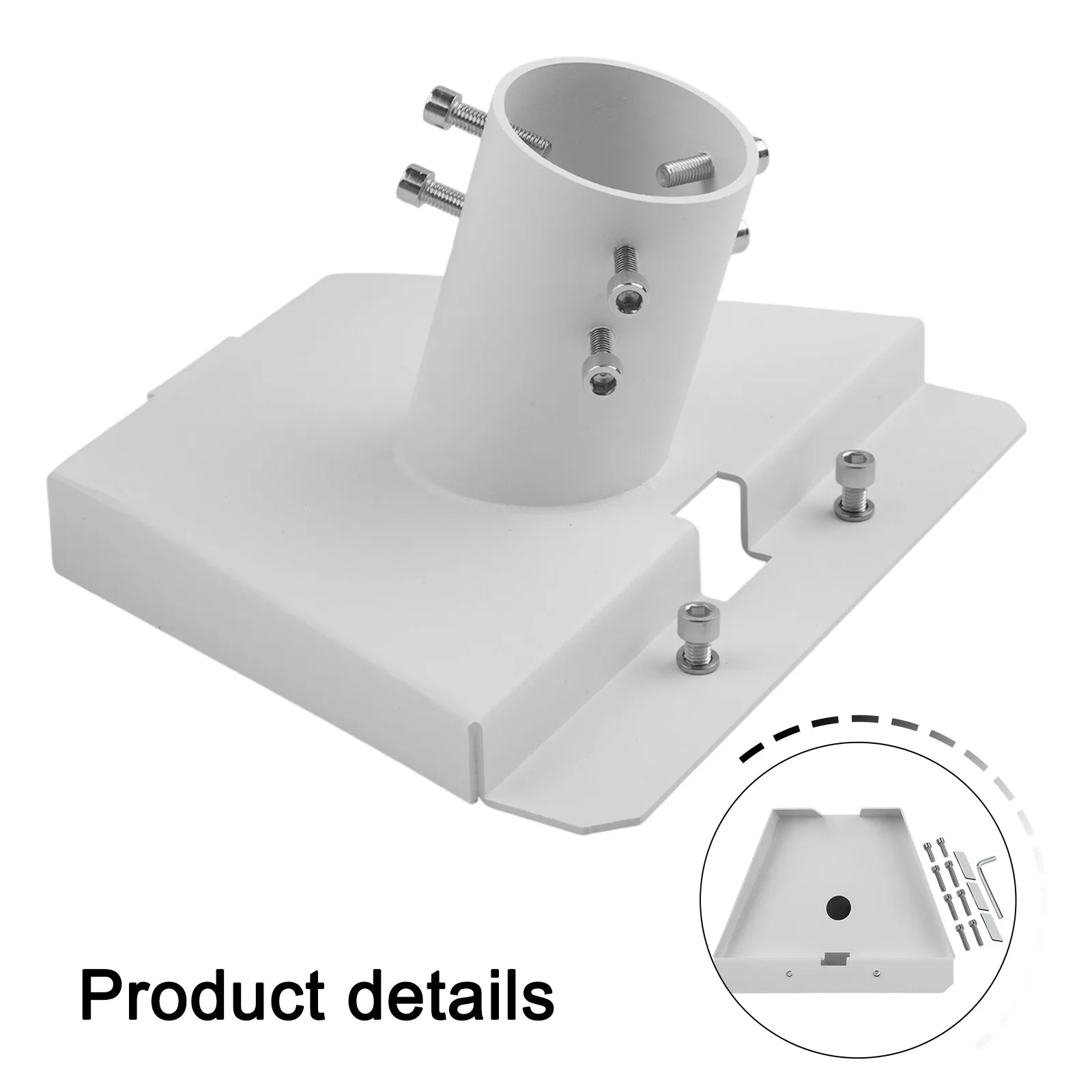 Pipe Adapter for Starlink For Gen 3 Designed for Optimal Signal Reception with 360 Degree Rotation and 20 Degree Tilt