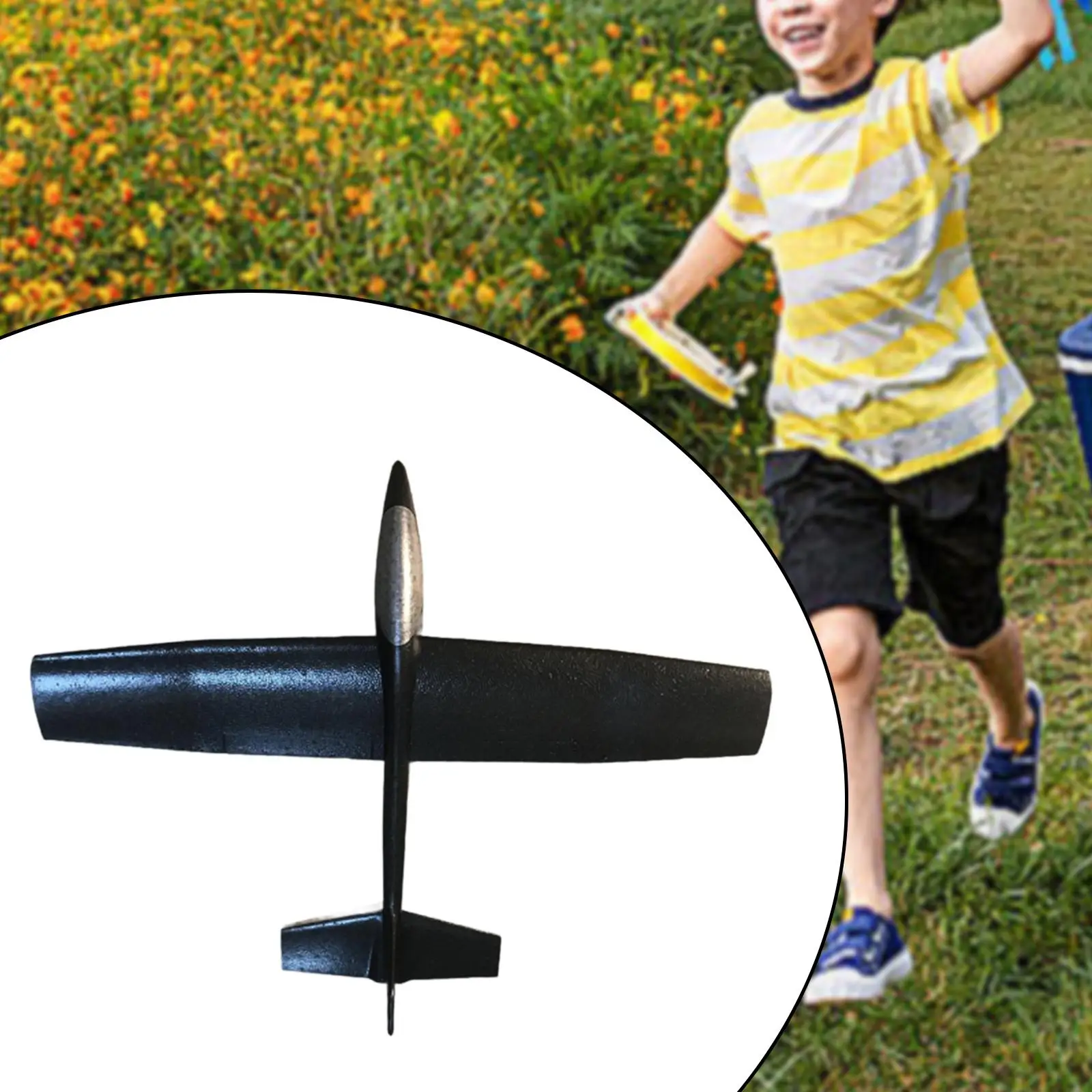 

Foam Airplane Glider Plane Toy for Beginners Easy to Fly Portable Outdoor Sports Toy Throwing Foam Plane for Beach Courtyards