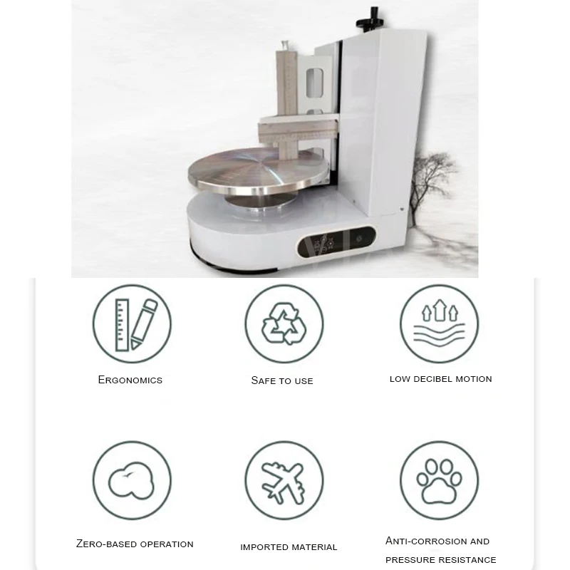 معدات المخابز كعكة عيد الميلاد التلقائي تزيين كريم المستورد أكثر سلاسة طلاء صقيع آلة توزيع الجليد