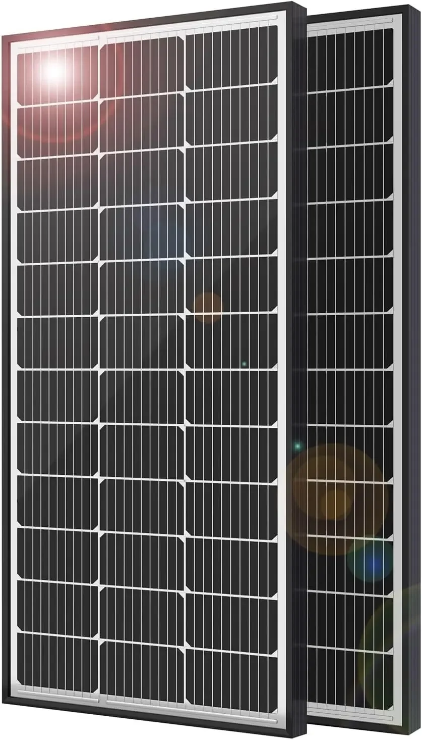 

200 Watt Solar Panels 2 100 Watt 9BB 12 Volt Monocrystalline Solar Module Solar Panels RV Home Boat and Other Off Grid System